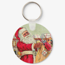 Vintage Santa Claus keychains by MyOtherPlanet Vintage Santa Claus keychains