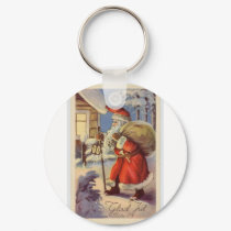 Vintage Santa Claus keychains by SantasCloset Vintage Santa Claus keychains