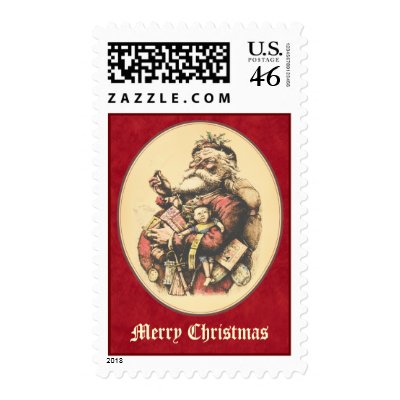 Vintage Santa Claus postage