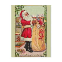 Vintage Santa Claus postcards by MyOtherPlanet Vintage Santa Claus postcards