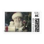 Vintage Santa Claus Potrait Stamps