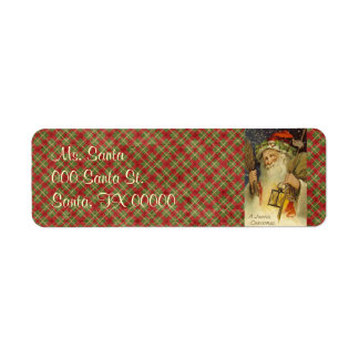 Santa Claus Return Address Labels &amp; Templates | Zazzle
