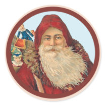 Vintage Santa Claus Stickers