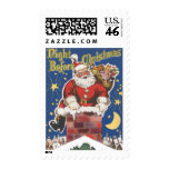 Vintage Santa Claus, Twas Night Before Christmas Stamps