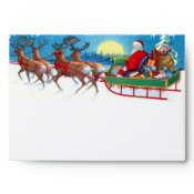 Vintage Santa Clause Christmas Envelopes envelope