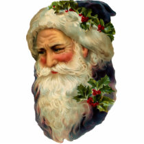 Vintage Santa Clause Sculpture magnet photo sculptures by Vintage_Gifts Vintage Santa Clause Sculpture magnet photo sculptures