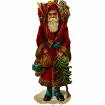 Vintage Santa Clause Sculpture magnet photo sculptures by Vintage_Gifts Vintage Santa Clause Sculpture magnet photo sculptures