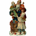 Pin da escultura de Papai Noel do vintage esculturas de fotografias
