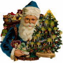 Pin da escultura de Papai Noel do vintage esculturas de fotografias