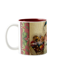 Vintage Santa: Coffee Mug by occasions Vintage Santa: Coffee Mug