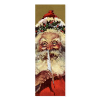 Vintage Santa Gift Tags business cards
