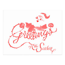 Vintage Santa Greetings Post Cards