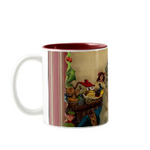 Vintage Santa- Happy Holidays: Coffee Mug