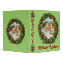 Vintage Santa Holiday Recipe Binder by golden_oldies Vintage Santa Holiday Recipe Binder