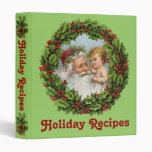 Vintage Santa Holiday Recipe Binder