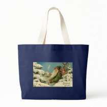 Vintage Santa - Joyeux Noel bags by MyOtherPlanet Vintage Santa - Joyeux Noel bags