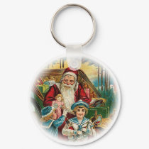 Vintage Santa keychains by MyOtherPlanet Vintage Santa keychains