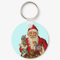 Vintage Santa keychains by MyOtherPlanet Vintage Santa keychains