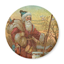 Vintage Santa magnets by MyOtherPlanet Vintage Santa magnets