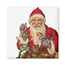 Vintage Santa magnets by MyOtherPlanet Vintage Santa magnets