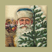 Vintage Santa: Magnets magnets