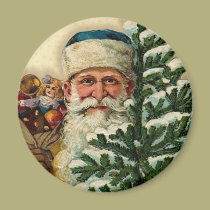 Vintage Santa: Magnets magnets