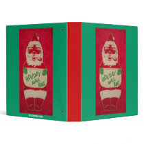 Vintage Santa Mail Bag binders by Incatneato Vintage Santa Mail Bag binders