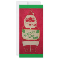 Vintage Santa Mail Bag rack cards by Incatneato Vintage Santa Mail Bag rack cards