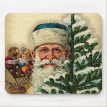 Vintage Santa: Mousepad mousepads