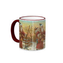 Vintage Santa mugs by MyOtherPlanet Vintage Santa mugs