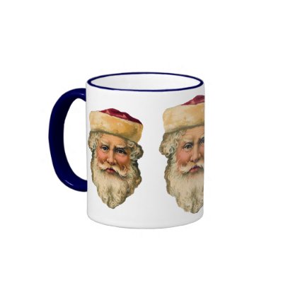Vintage Santa mugs