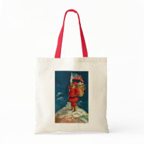 Vintage Santa on top of the WORLD ! bags