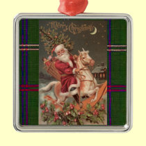 Vintage Santa Ornament ornaments