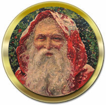 Vintage Santa Ornament photo sculptures by StarStock Vintage Santa Ornament photo sculptures