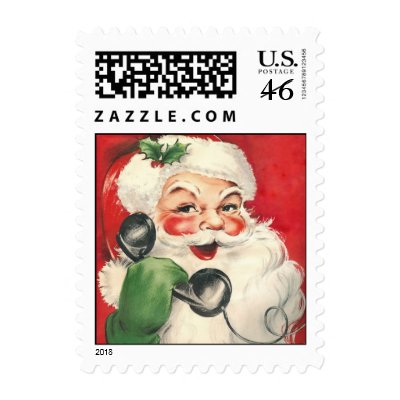 Vintage Santa postage