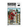 Vintage Santa Postage-Darker
