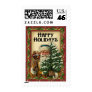 Vintage Santa: Postage Stamps