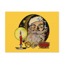 Vintage Santa Postcard by christmas_tshirts Vintage Santa Postcard
