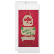 Vintage Santa rack cards by JunipersWedding Vintage Santa rack cards