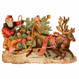 Santa and his Reindeer