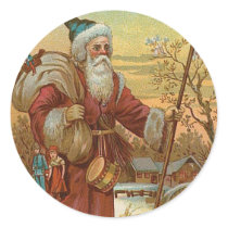 Vintage Santa stickers by MyOtherPlanet Vintage Santa stickers
