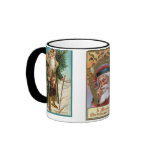 Vintage Santa Times Three Mug