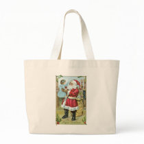Vintage Santa with Child bags by RetroCommunications Vintage Santa with Child bags