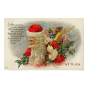 Vintage Sants Christmas St. Nick Card posters by vintagegiftmall Vintage Sants Christmas St. Nick Card posters