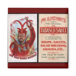 Vintage Sauce Box Advertisement Magnet