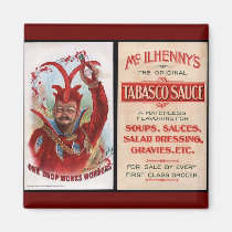 Vintage Sauce Box Advertisement magnets