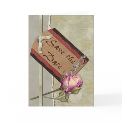 Vintage Save the Date Cards by RainbowCards
