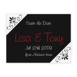 Vintage Save The Date - Customized Postcard