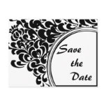 Vintage Save The Date Post Card