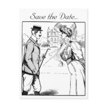 Vintage Save the Date postcards by vintagebh Vintage Save the Date postcards